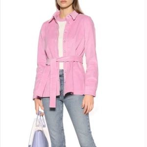🤍 STAUD Pink Hayley Corduroy Shirt Jacket Shacket